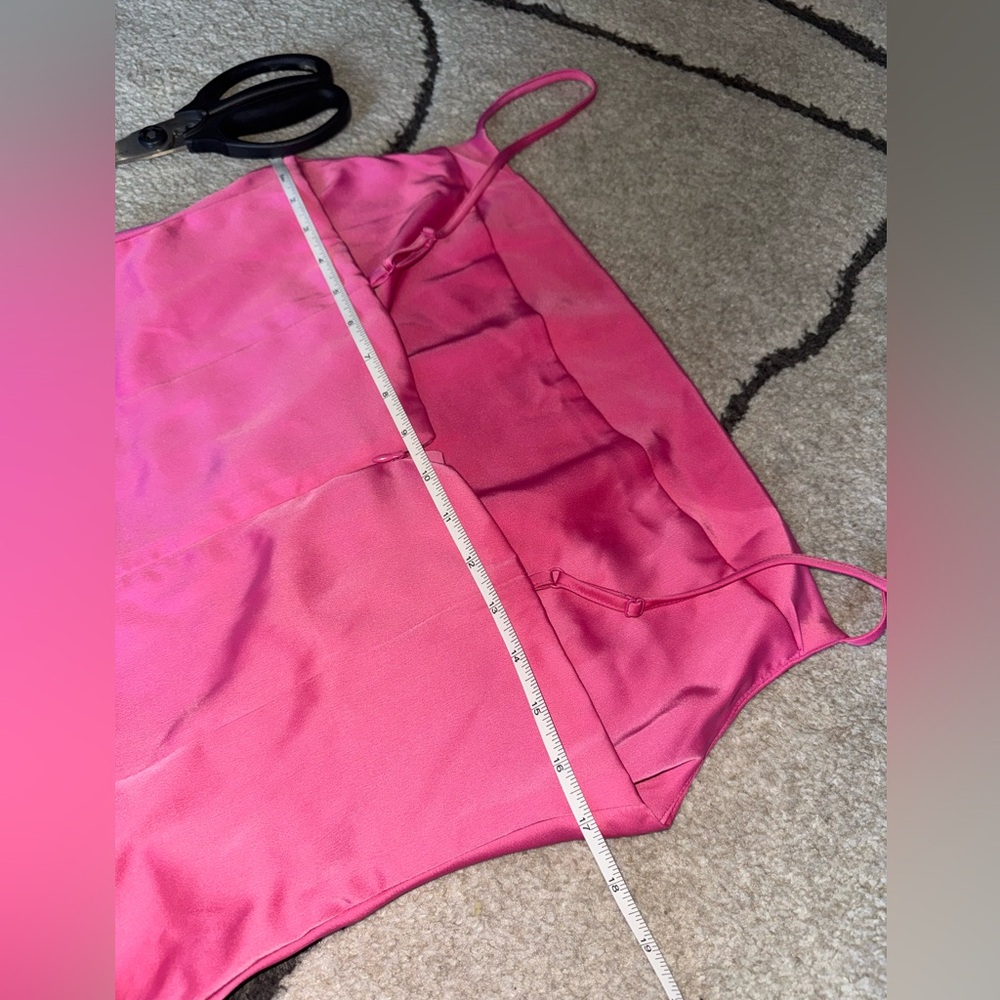 Urban Outfitters Pink Satin Slip Dress - Picture 9 of 11